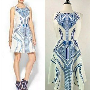 Anthropologie - Champagne & Strawberry Mini Dress